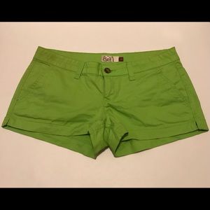 Size 9 green shorts